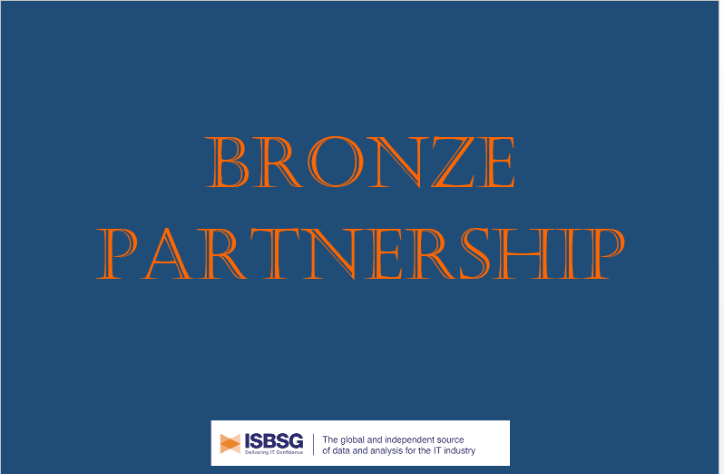 Bronze Partner (not for profit) – ISBSG