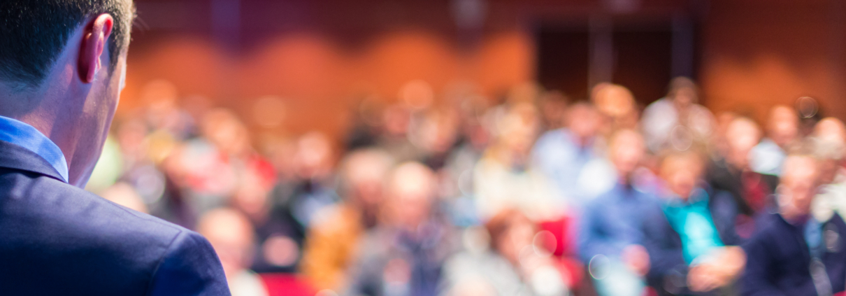 Speaker at Business Conference and Presentation.